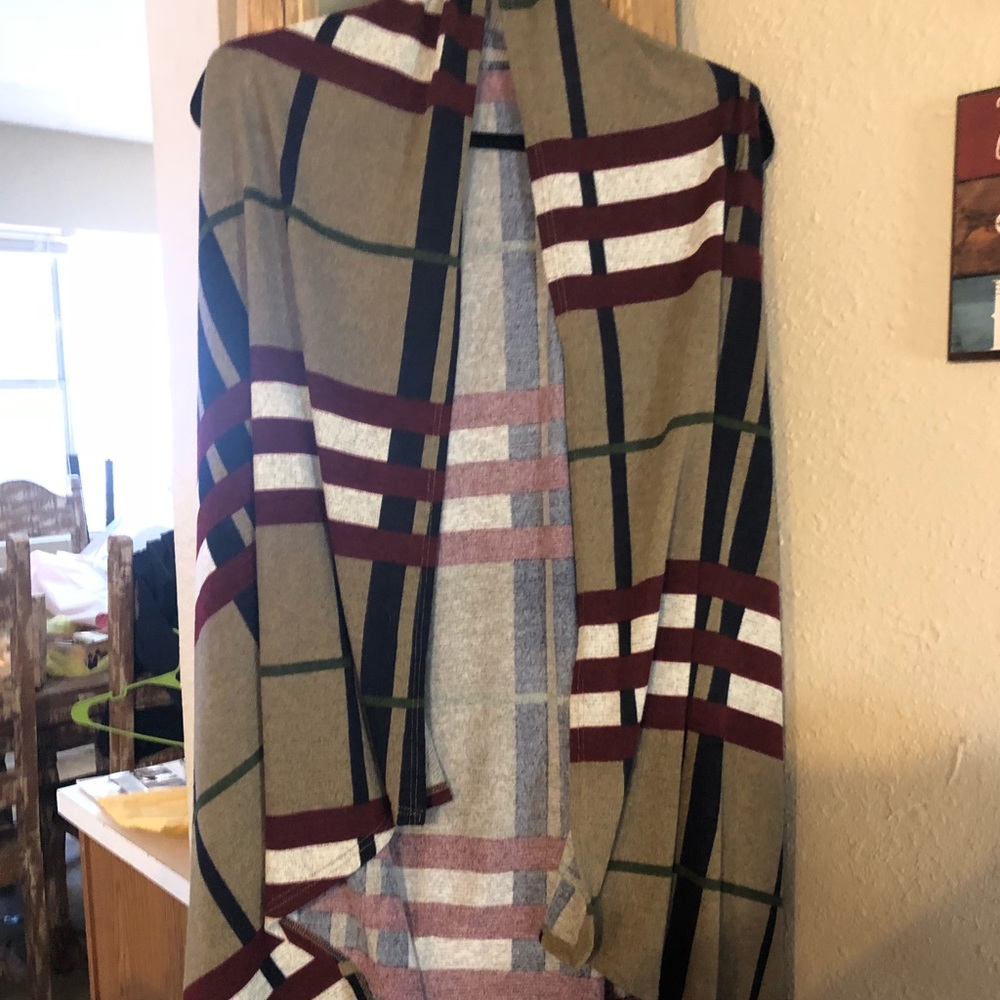 Plaid vest